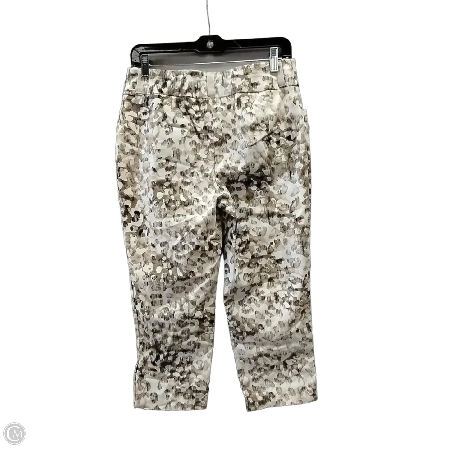 Pants Dress By Chicos In Brown & Cream, Size: 4
