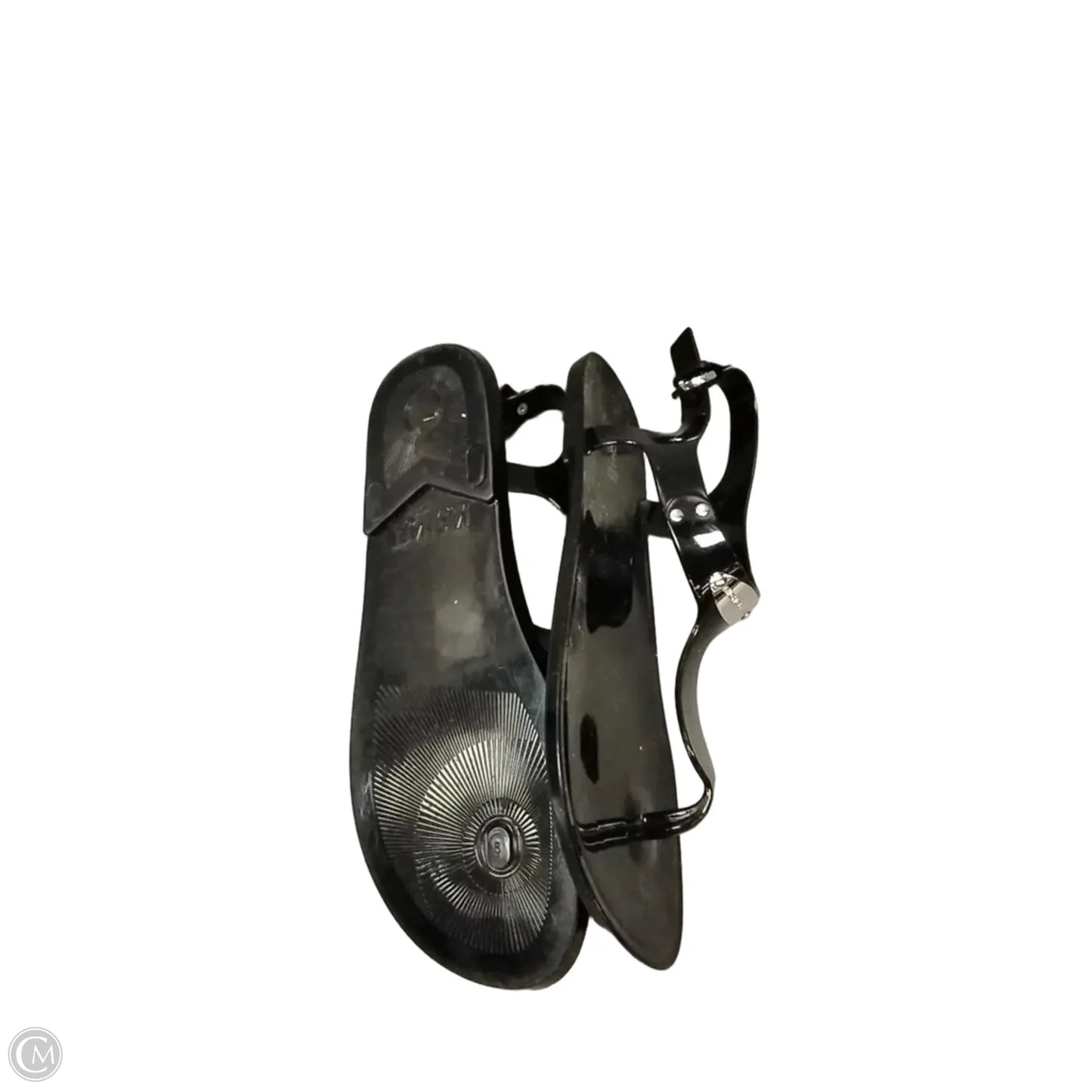 Sandals Flats By Michael By Michael Kors In Black, Size: 8