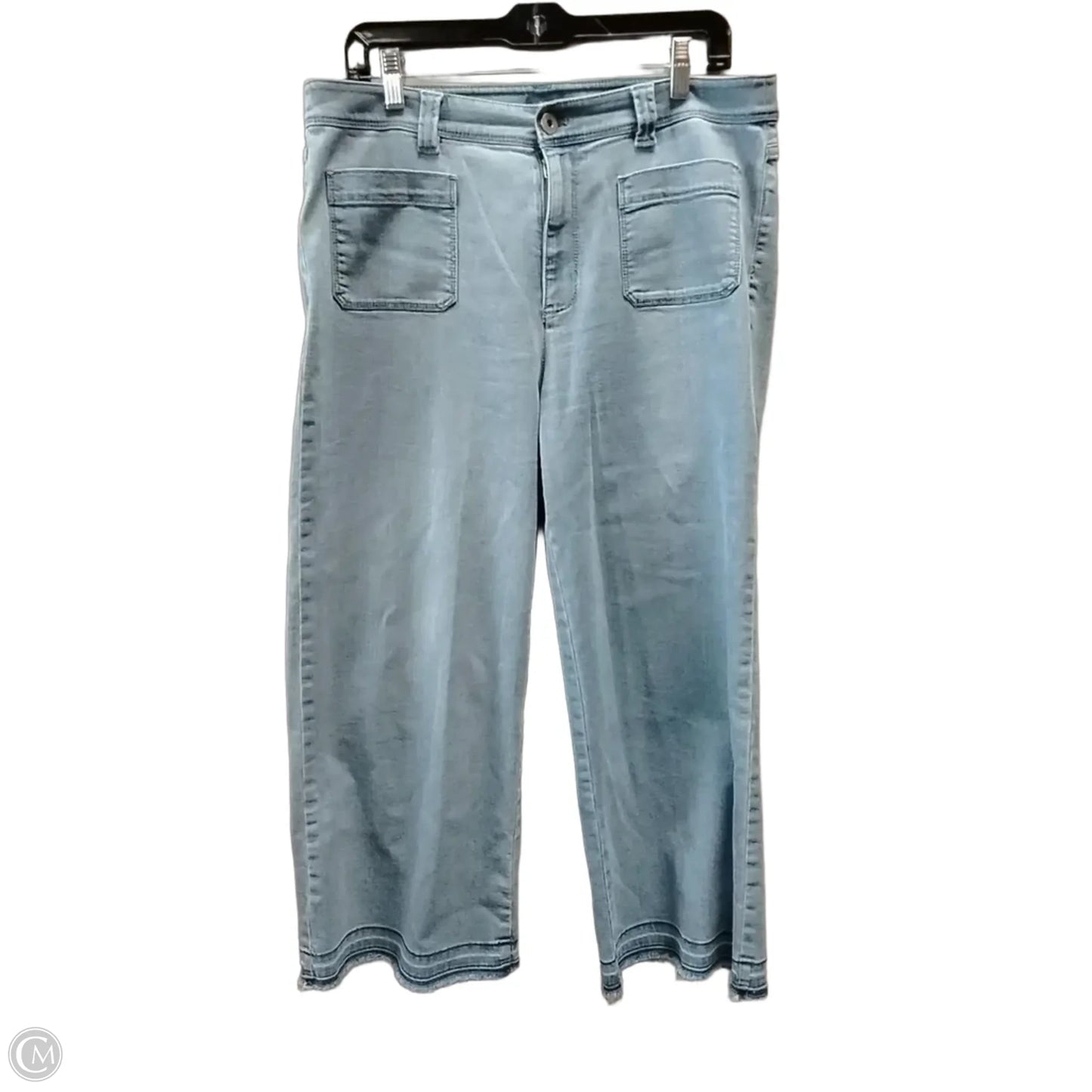 Jeans Cropped By J. Jill In Blue Denim, Size: 12