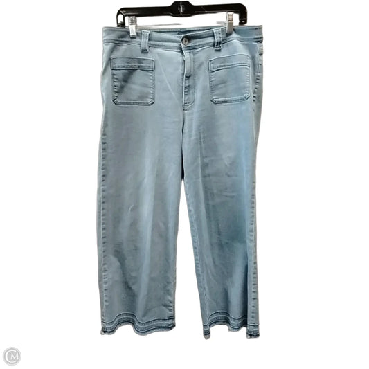 Jeans Cropped By J. Jill In Blue Denim, Size: 12