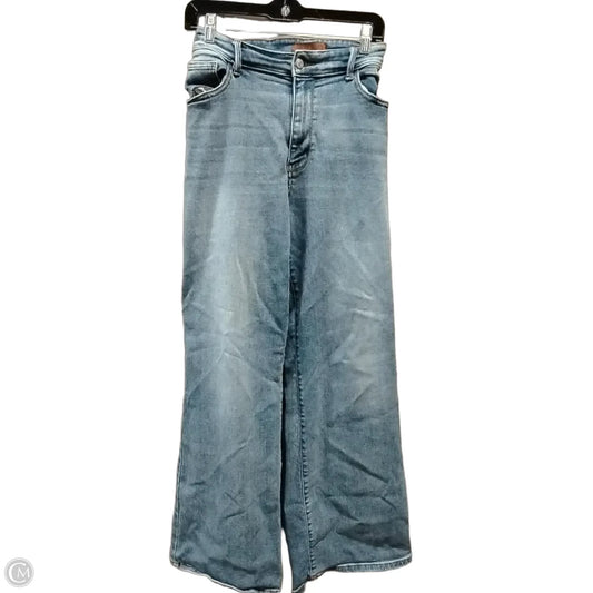Jeans Wide Leg By Judy Blue In Blue Denim, Size: 16w