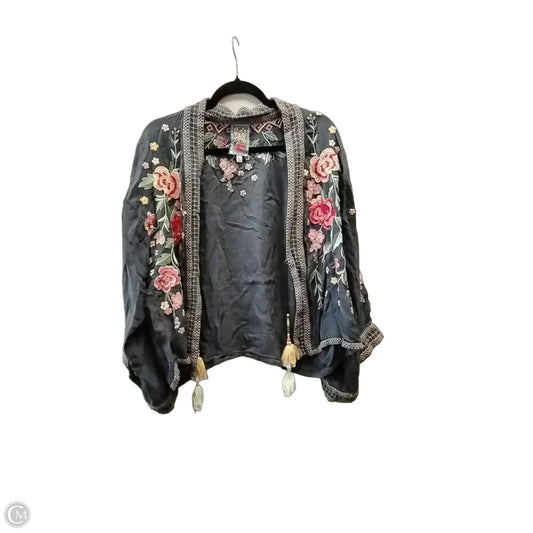 Cardigan By Johnny Was In Floral Print, Size: M