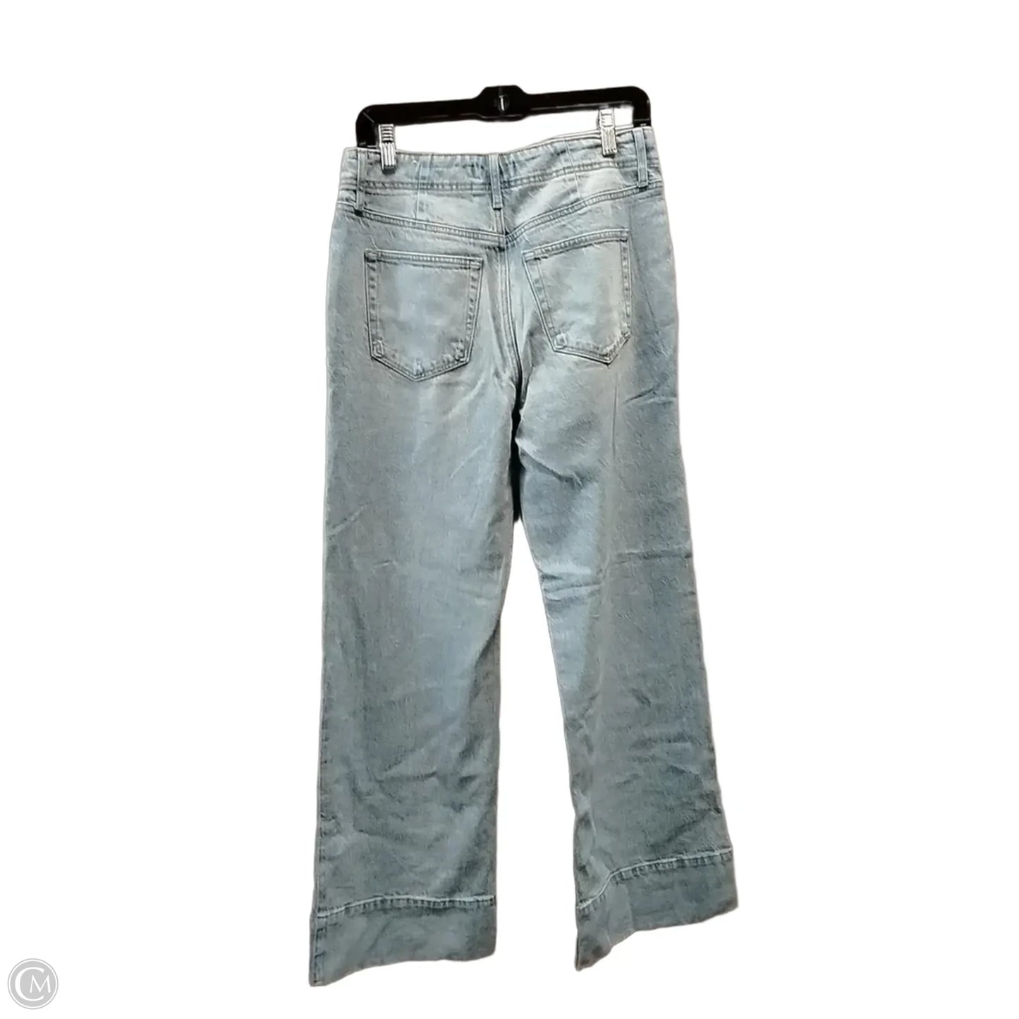 Jeans Wide Leg By Loft In Blue Denim, Size: 4
