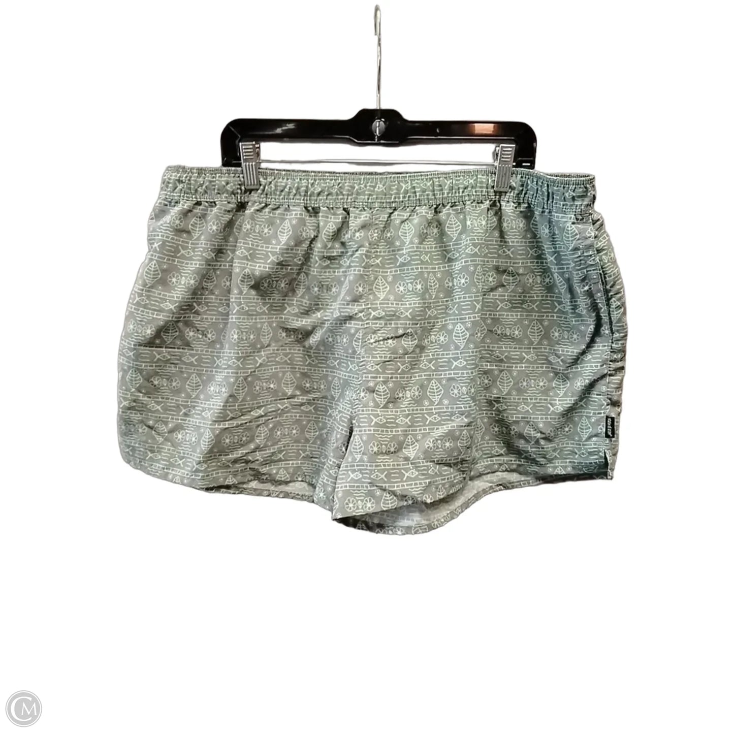 Shorts By Natural Reflections In Green, Size: 20w