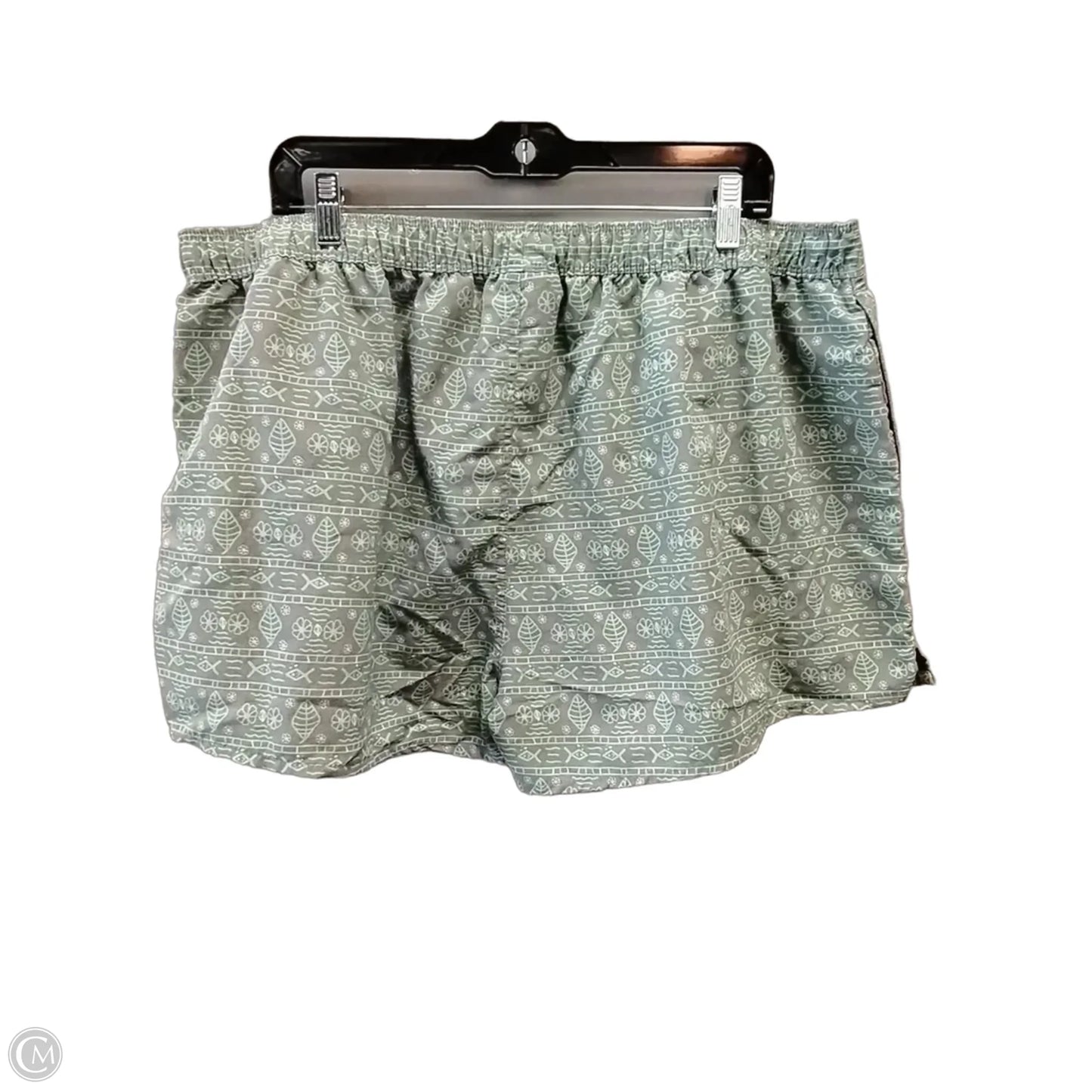 Shorts By Natural Reflections In Green, Size: 20w