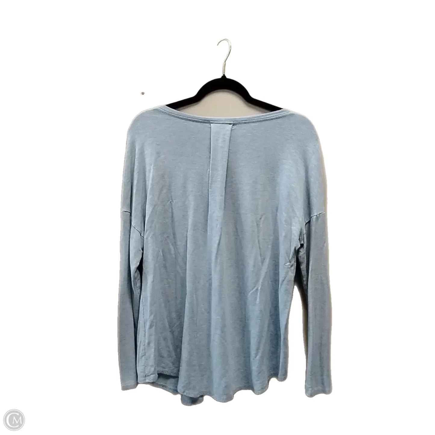 Top Long Sleeve By Premise In Blue, Size: M