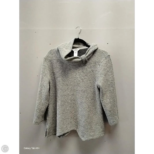 Sweater By Multiples In Grey, Size: Lp