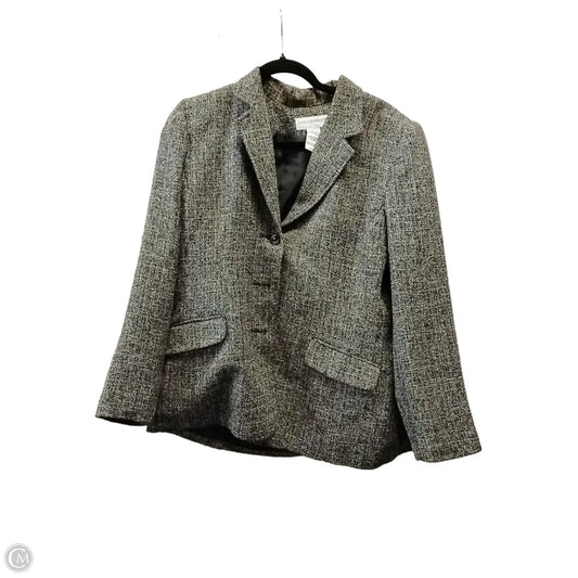 Blazer By Sag Harbor In Grey, Size: 14p