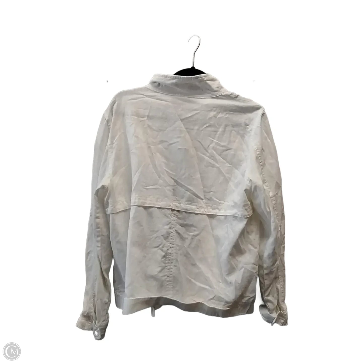 Jacket Denim By Maurices In White, Size: L