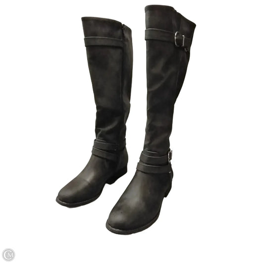 Boots Knee Flats By Maurices In Grey, Size: 8