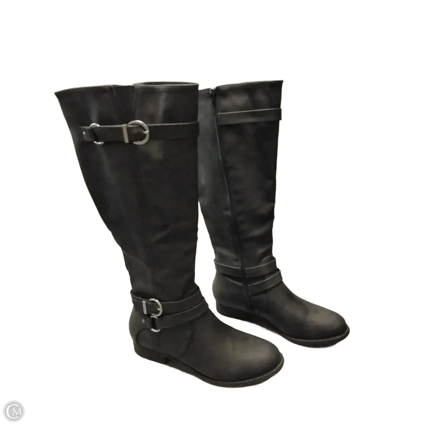 Boots Knee Flats By Maurices In Grey, Size: 8