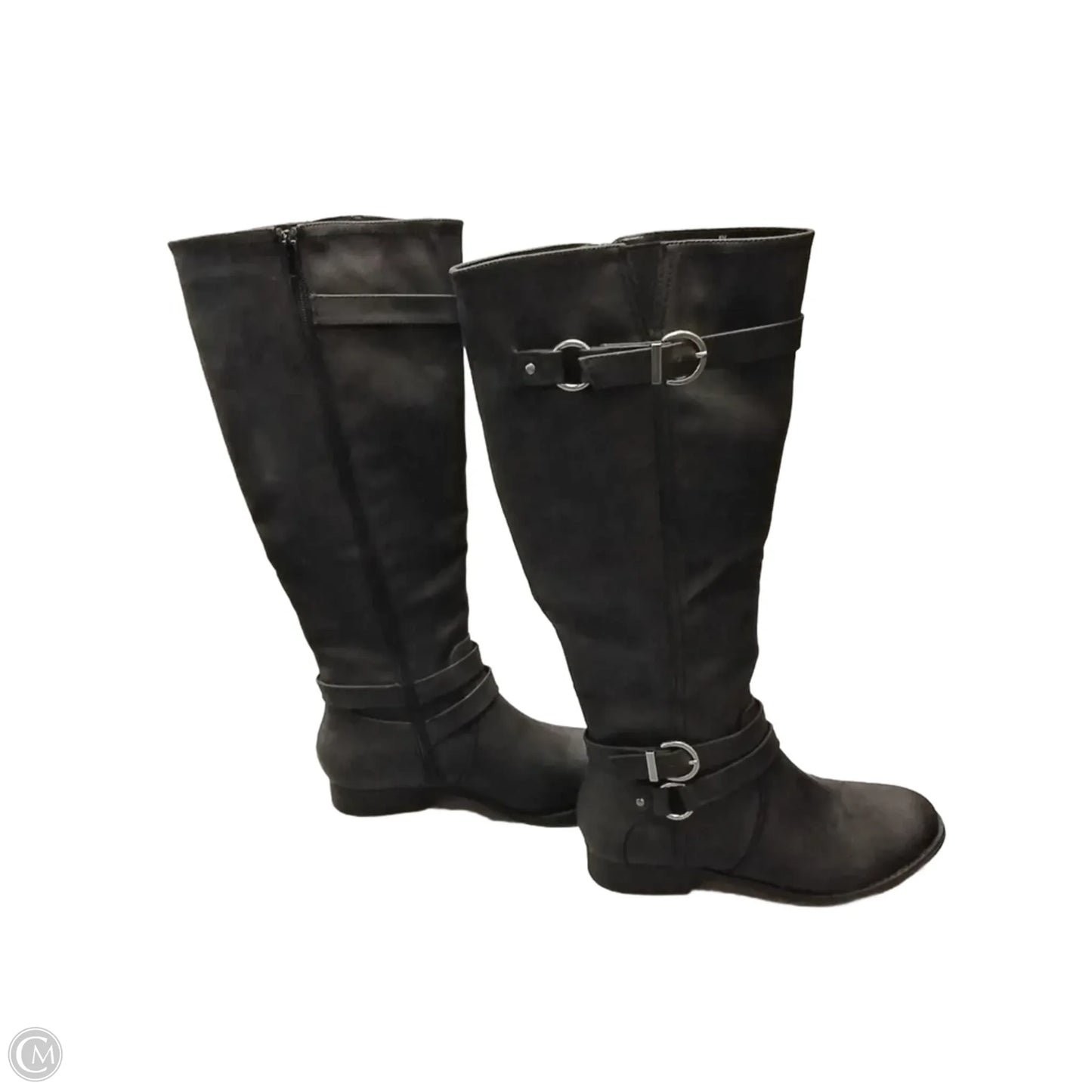 Boots Knee Flats By Maurices In Grey, Size: 8