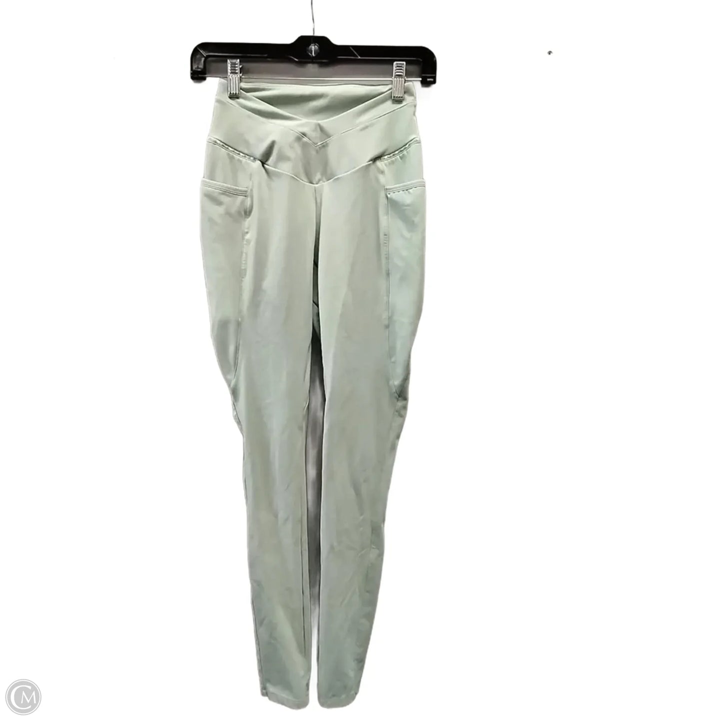 Athletic Leggings By Gym Shark In Green, Size: Xs