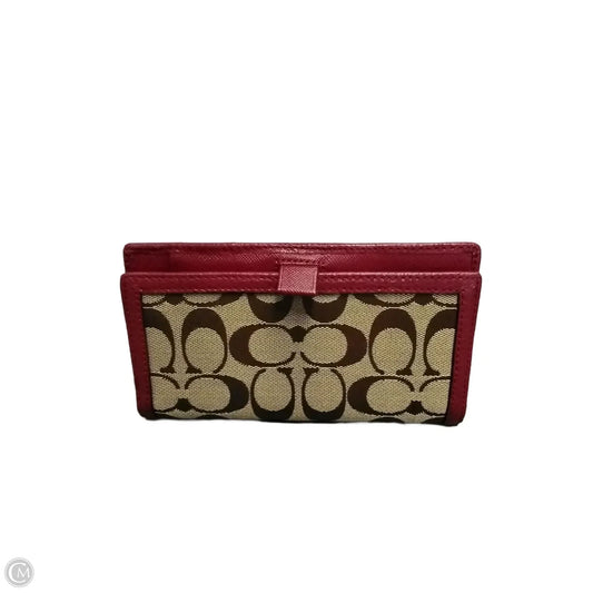 Wallet Designer By Coach, Size: Medium