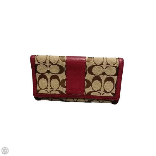 Wallet Designer By Coach, Size: Medium