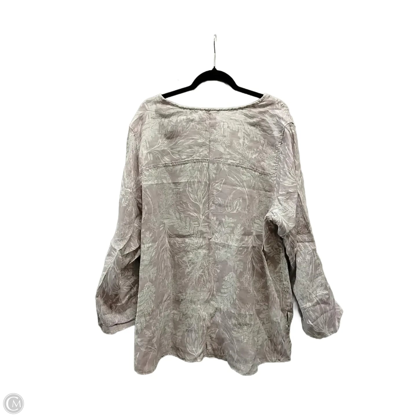 Top Long Sleeve By Tahari In Pink, Size: 3x