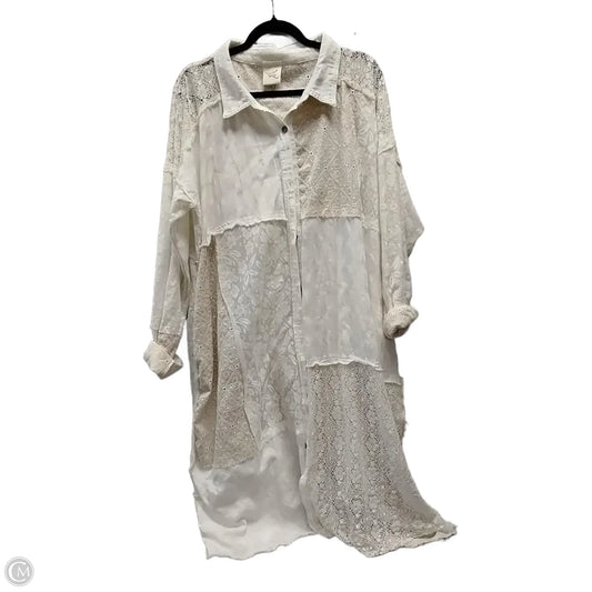 Jacket Other By Artistic Works By Lu In Cream, Size: M