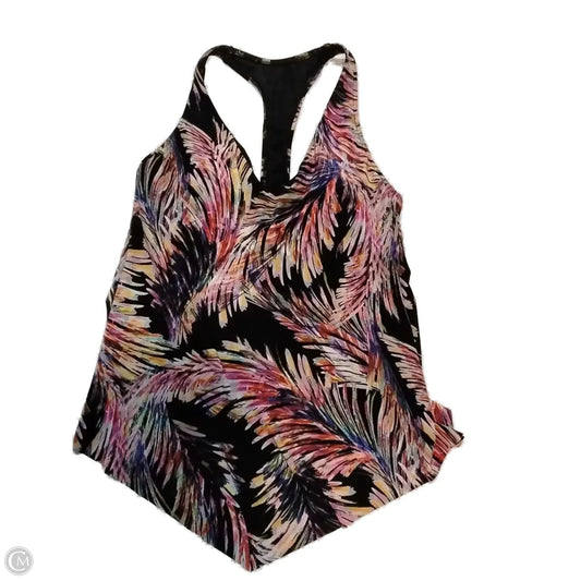 Swimsuit Top By Clothes Mentor In Multi-colored, Size: 8