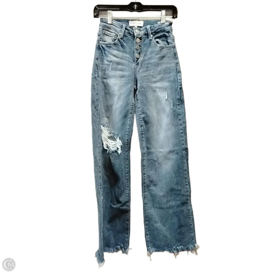 Jeans Wide Leg By Risen In Blue Denim, Size: 2