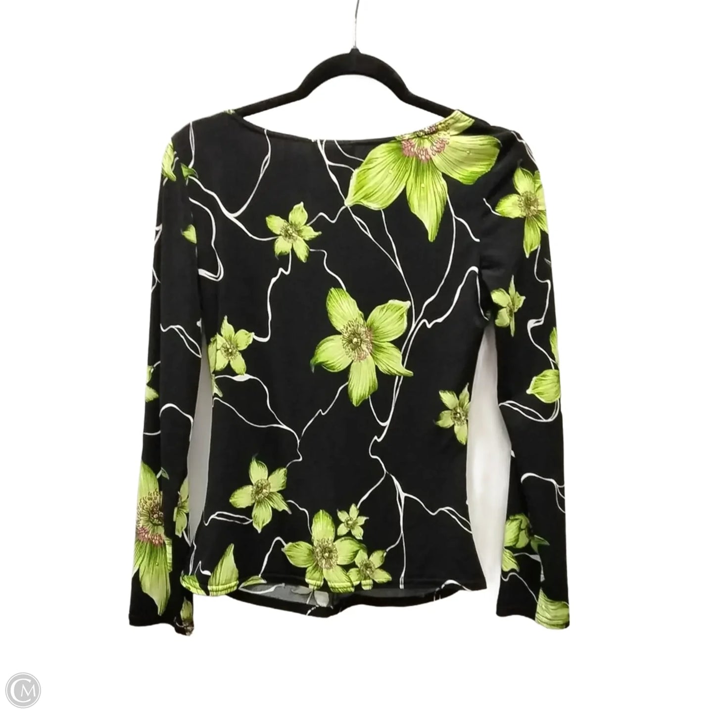 Blouse Long Sleeve By Joseph Ribkoff In Floral Print, Size: M