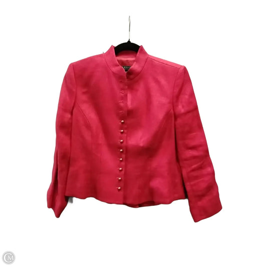 Blazer By Lauren By Ralph Lauren In Red, Size: 8p