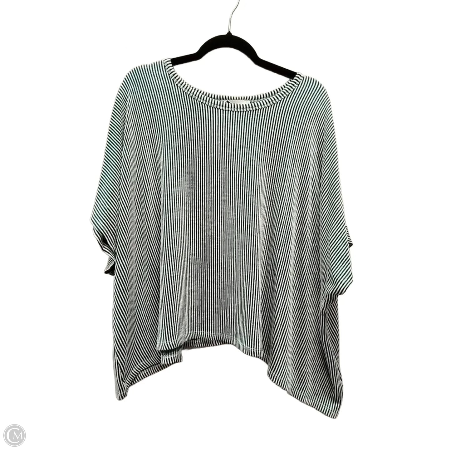 Top Short Sleeve By Zenana In Green, Size: 2x