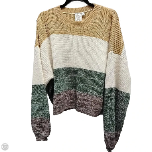 Sweater By Sadie & Sage In Striped Pattern, Size: M