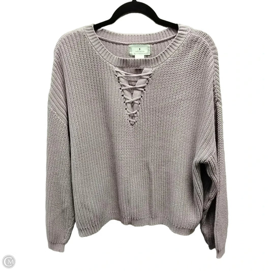 Sweater By Clothes Mentor In Purple, Size: S