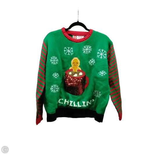 Sweater By Clothes Mentor In Green, Size: Xl