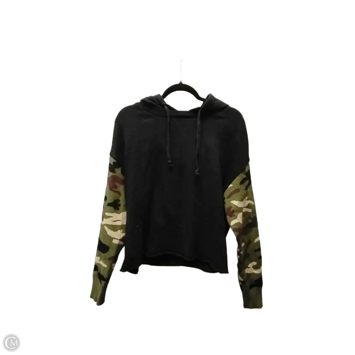 Sweatshirt Hoodie By Vintage Havana In Camouflage Print, Size: M