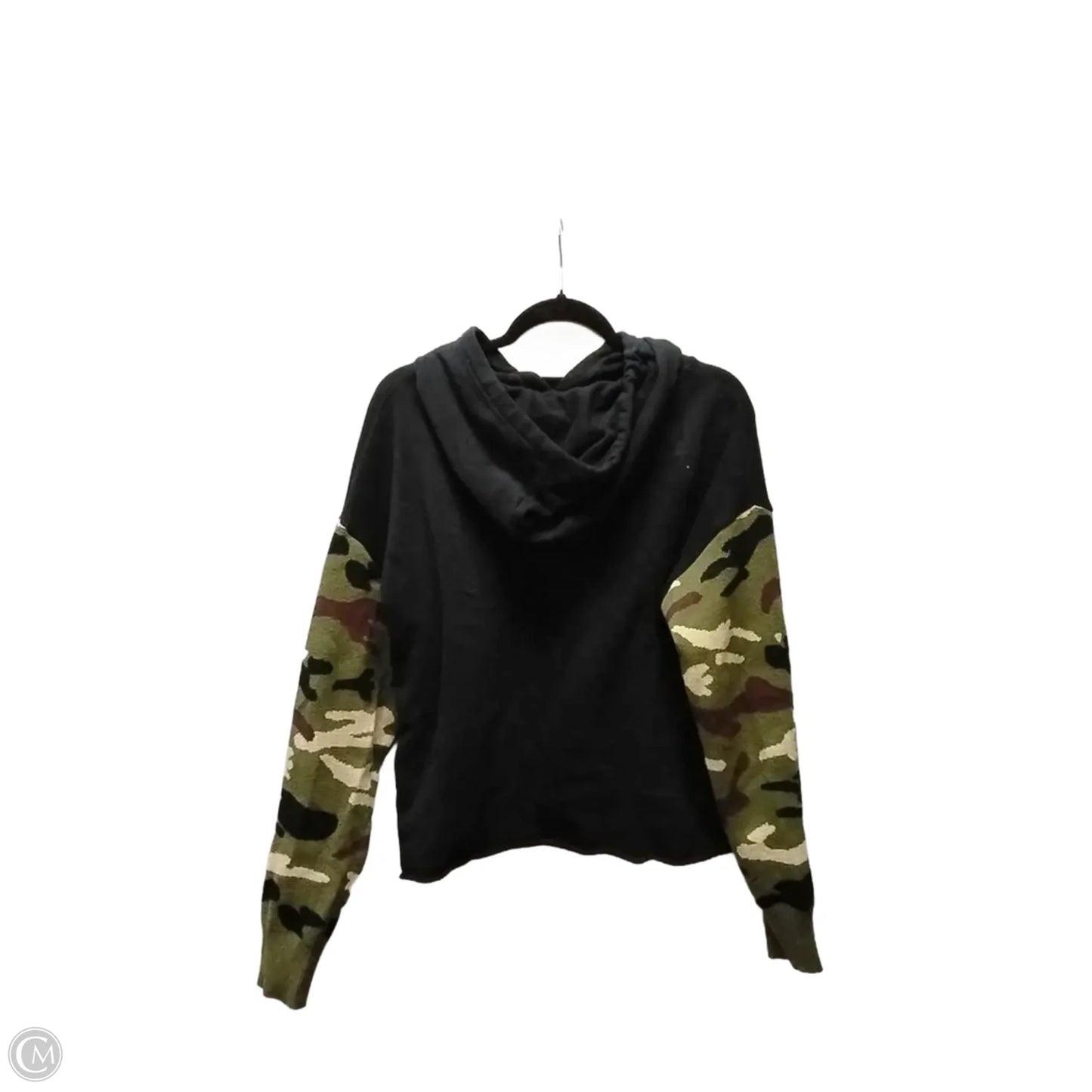 Sweatshirt Hoodie By Vintage Havana In Camouflage Print, Size: M