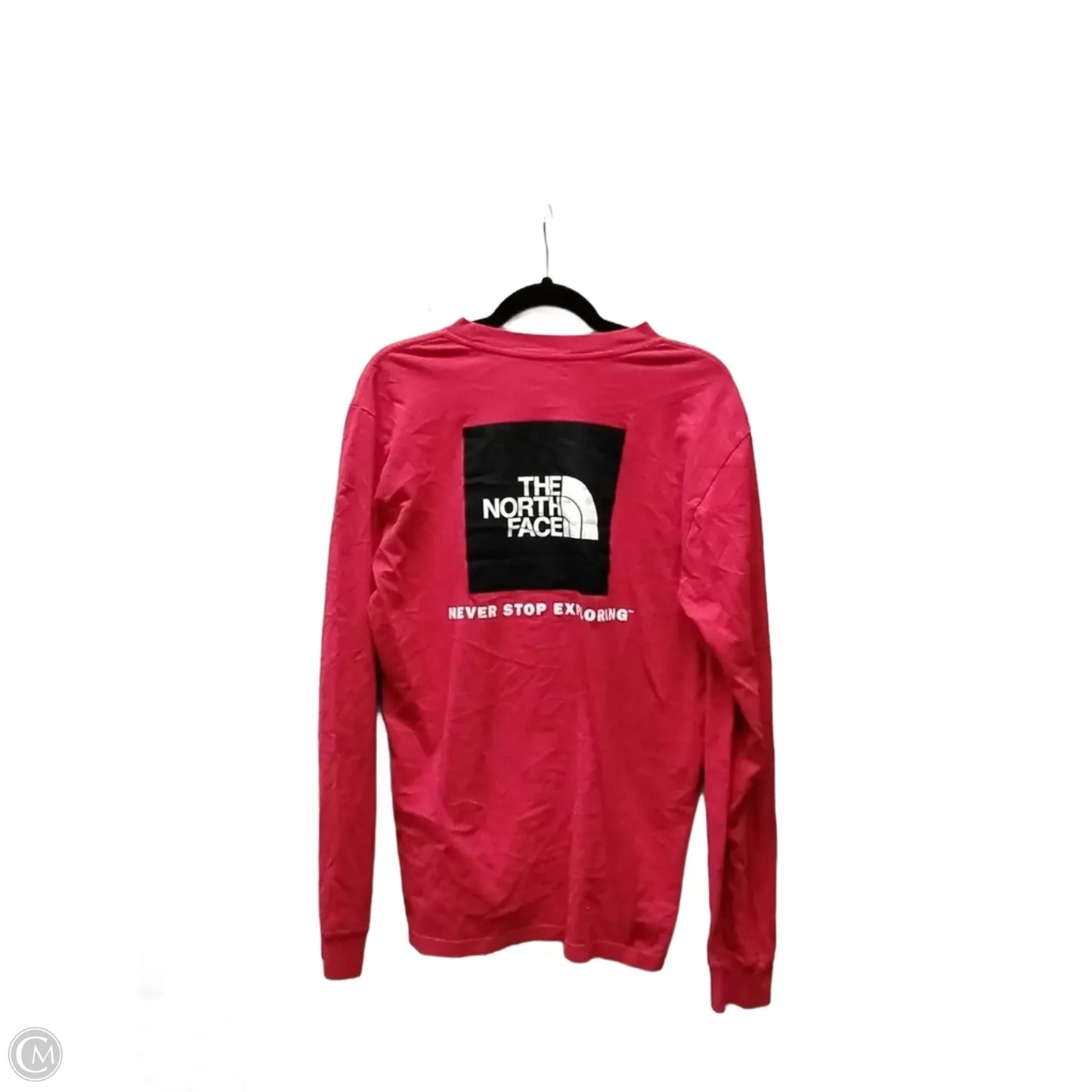 Top Long Sleeve By The North Face In Red, Size: M