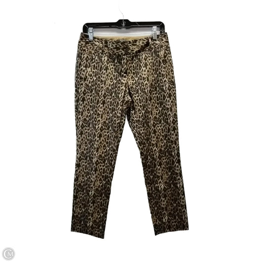 Pants Cropped By Limited In Animal Print, Size: 4