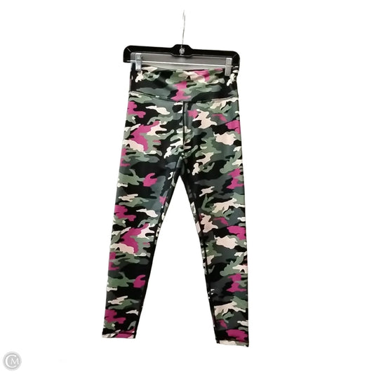 Athletic Leggings By Dkny In Camouflage Print, Size: S