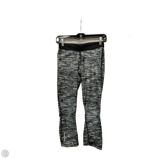 Athletic Leggings By Nike In Striped Pattern, Size: S