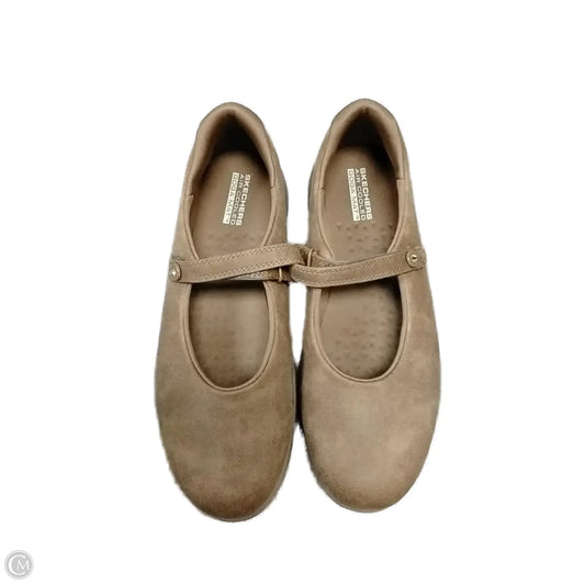 Shoes Flats By Skechers In Brown, Size: 10