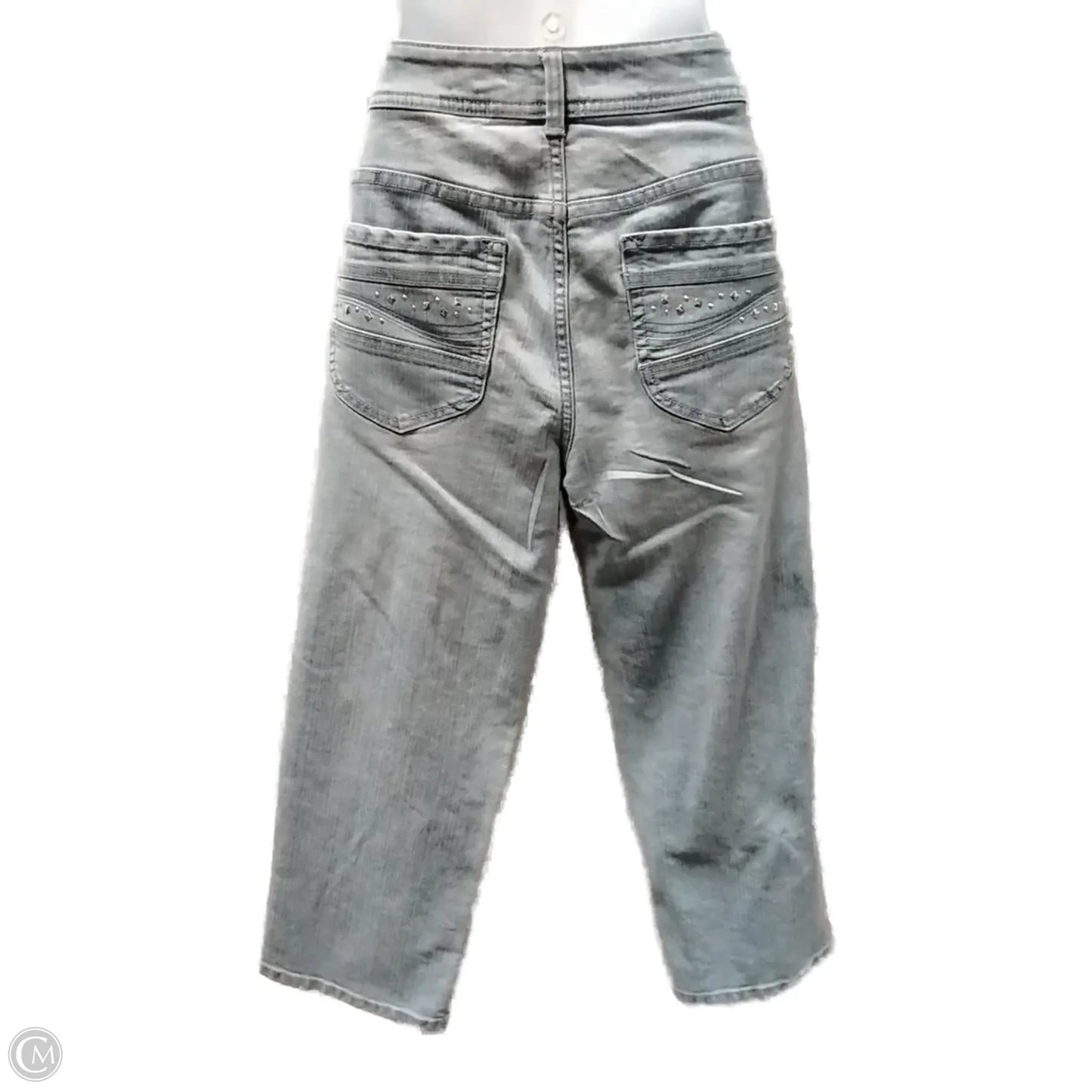 Jeans Cropped By Chicos In Blue Denim, Size: 00