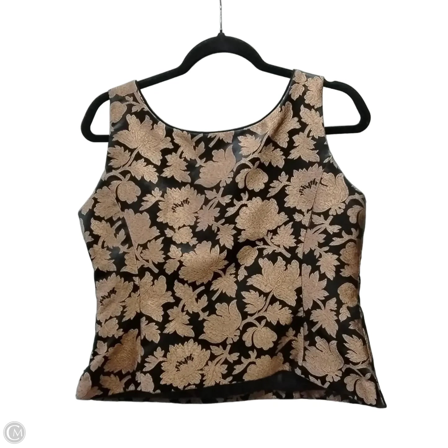 Top Sleeveless By Jessica Howard In Brown, Size: 10p