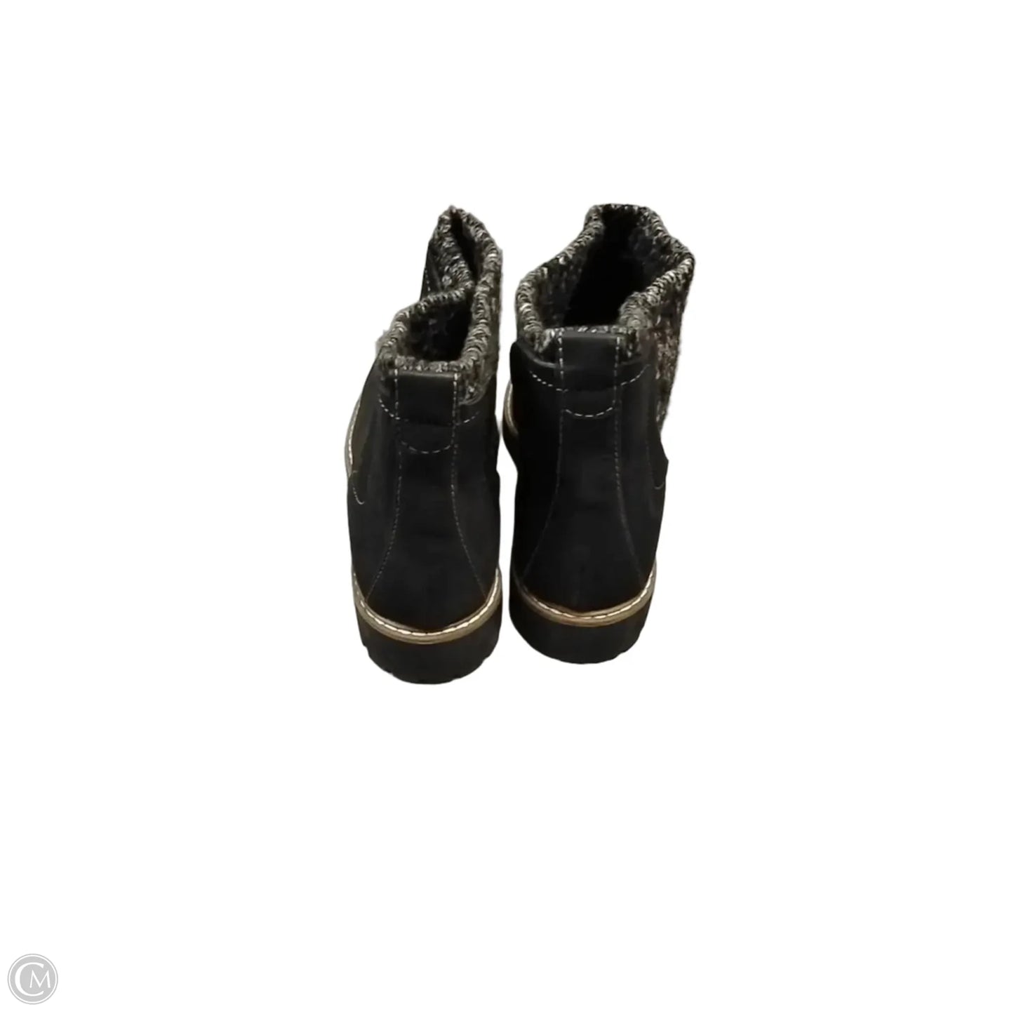 Boots Ankle Flats By St Johns Bay In Black, Size: 7