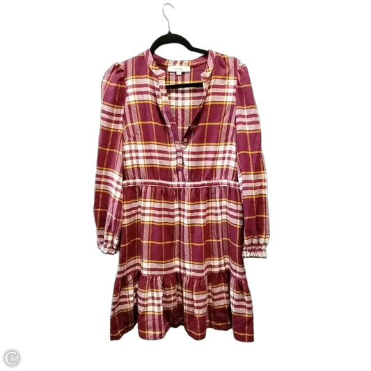 Dress Casual Short By Loft In Plaid Pattern, Size: Xs