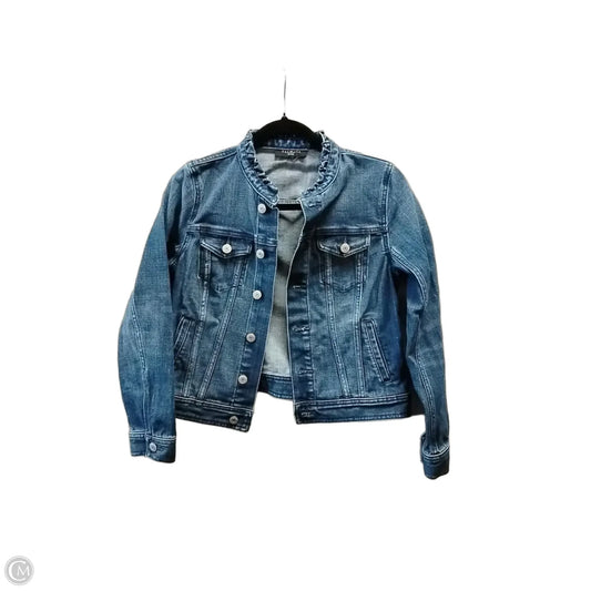 Jacket Denim By Talbots In Blue, Size: Xsp
