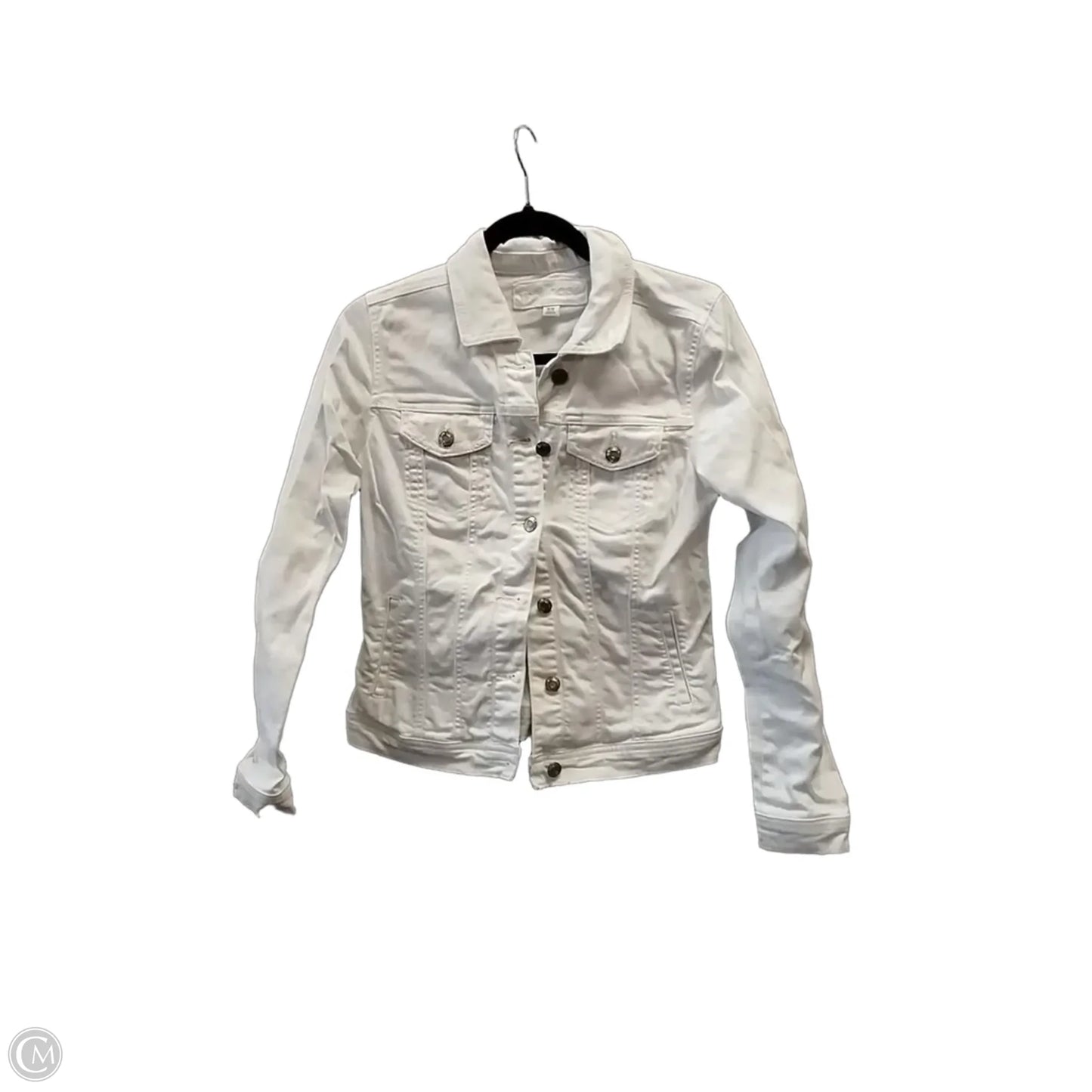 Jacket Denim By Maurices In White, Size: Xs
