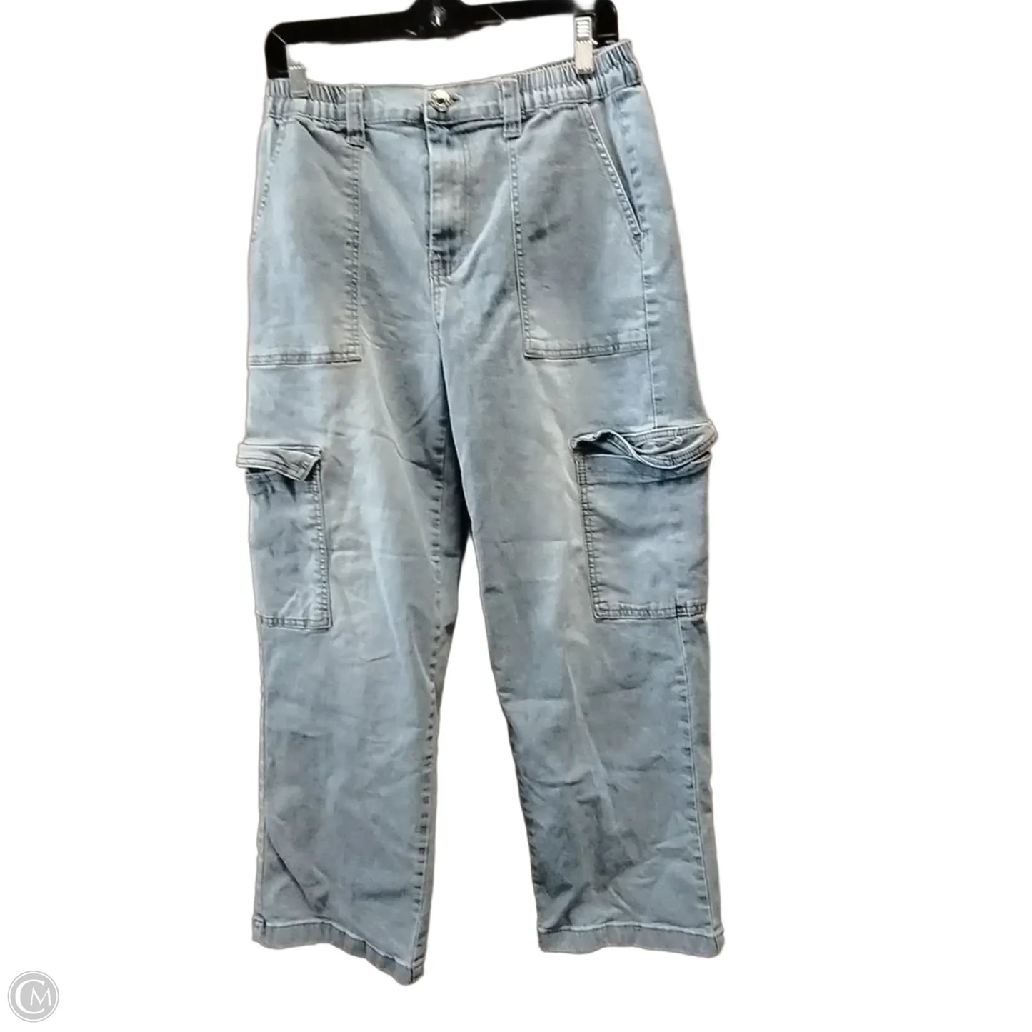 Jeans Wide Leg By Cme In Blue Denim, Size: 13