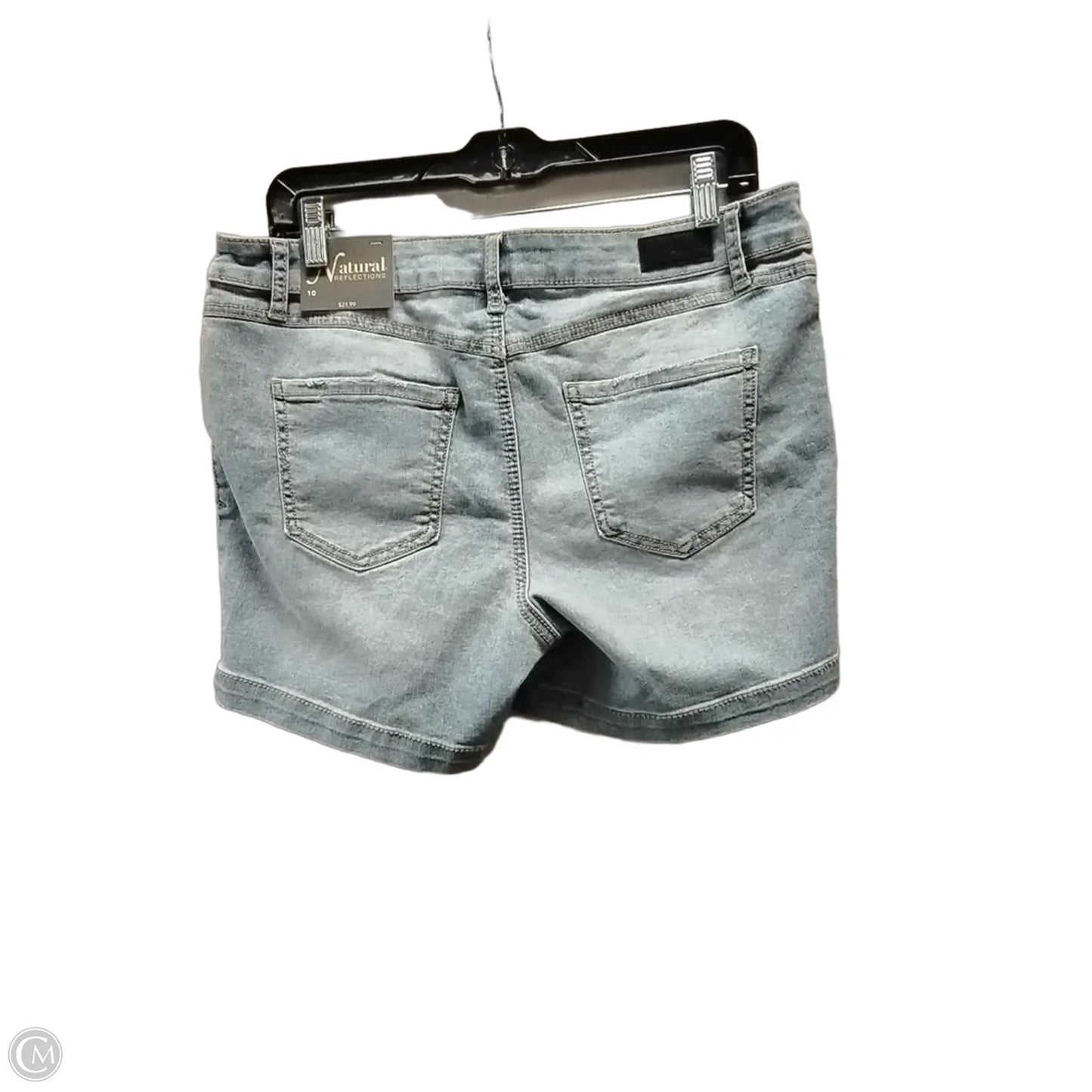 Shorts By Natural Reflections In Blue Denim, Size: 10