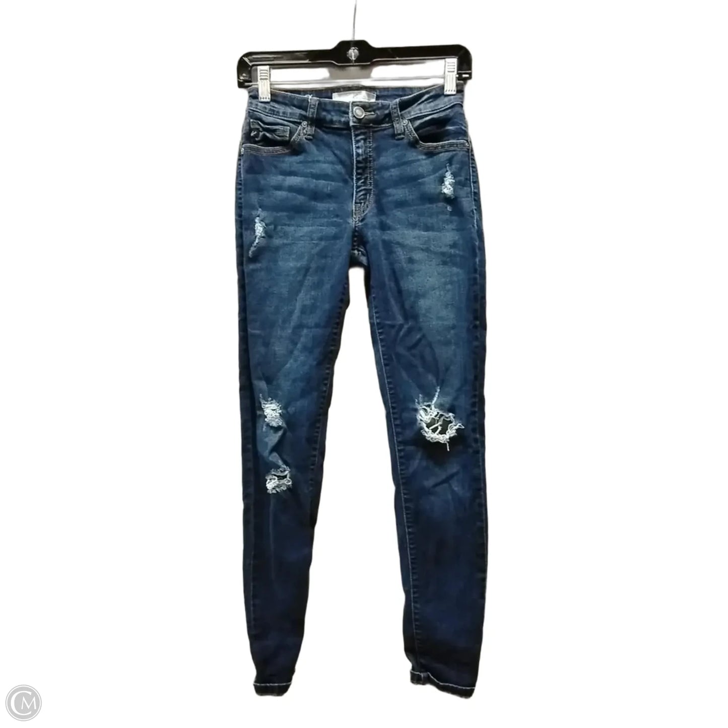 Jeans Skinny By Kancan In Blue Denim, Size: 5