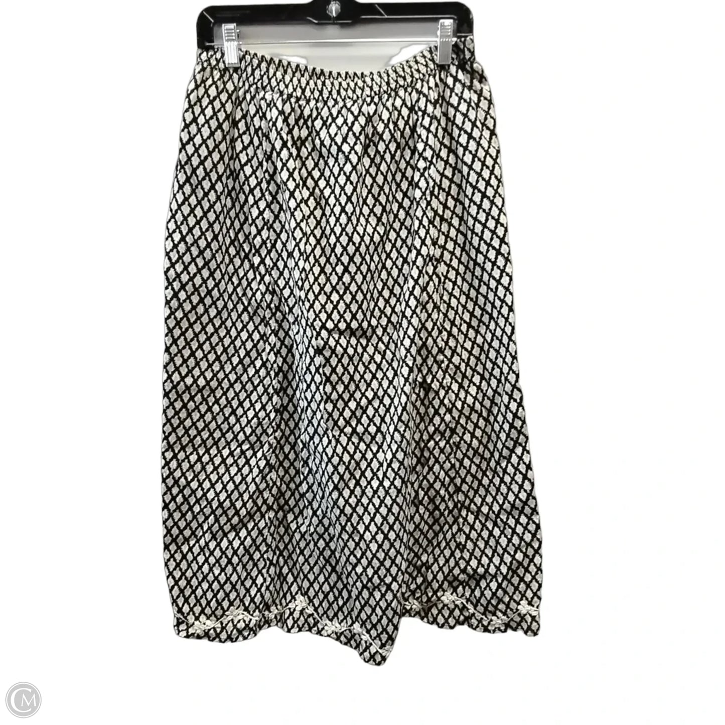 Skirt Maxi By Pure Jill In Black & Cream, Size: S