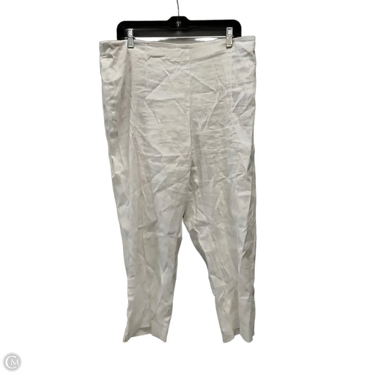 Pants Linen By J. Jill In White, Size: L