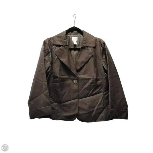 Jacket Other By Chicos In Brown, Size: L