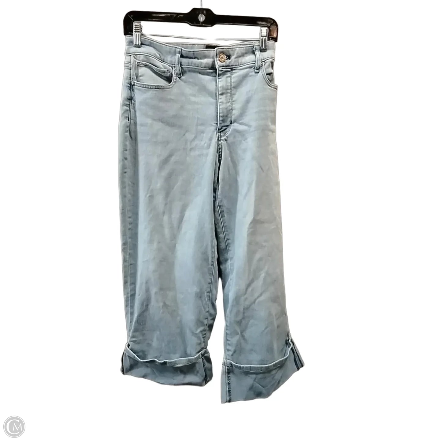Jeans Cropped By White House Black Market In Blue Denim, Size: 12