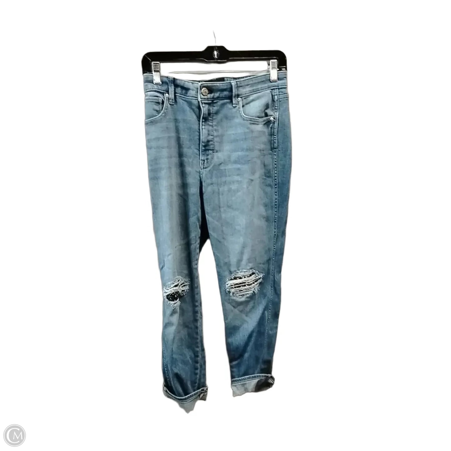 Jeans Straight By White House Black Market In Blue Denim, Size: 12